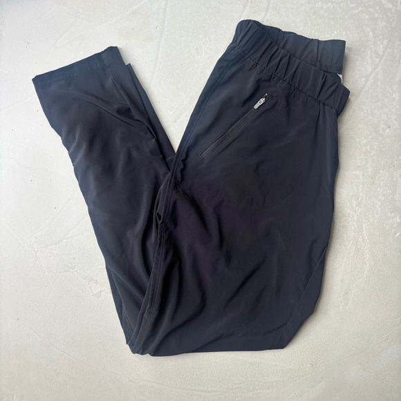 Orvis Black Jogger Pants with Tapered Legs and Elastic Waistband Size XS - Picture 1 of 15